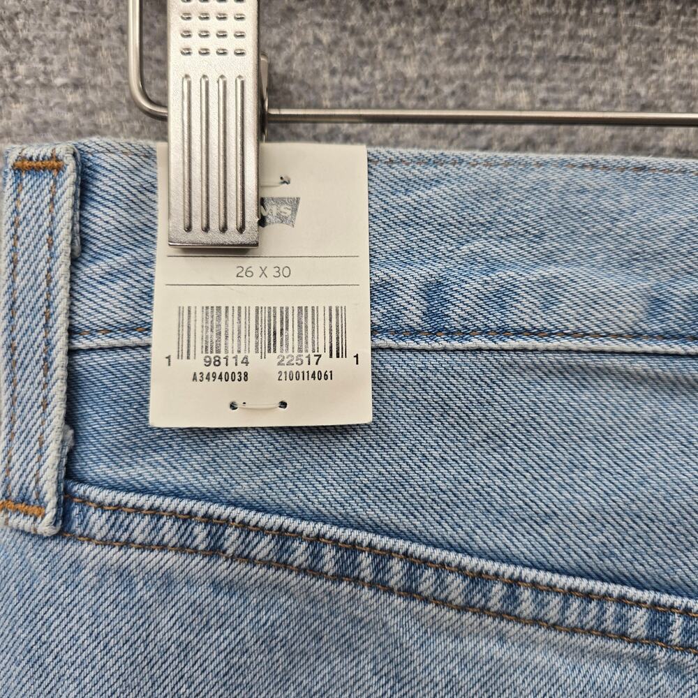 LEVI'S BAGGY DAD MID RISE STRAIGHT LEG JEANS, SIZE 26 X30, NWT - Picture 5 of 9